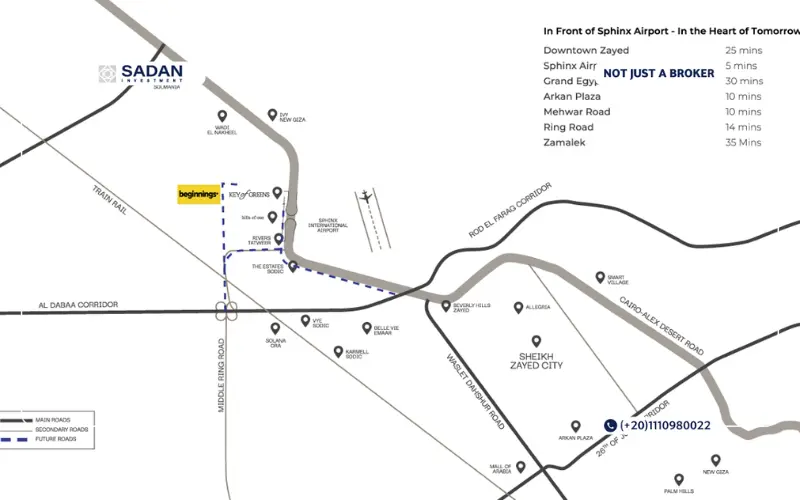 Map of Compound Beginnings New Zayed