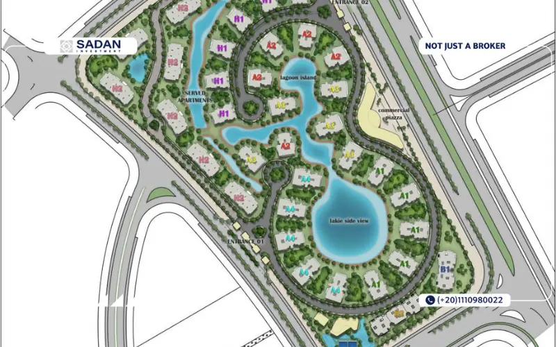 Master plan of Winter Park Compound New Capital