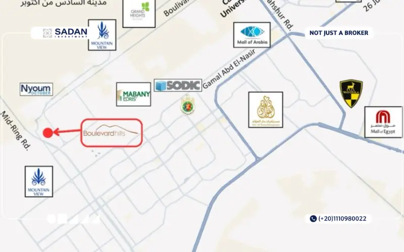 Map of Boulevard Compound October