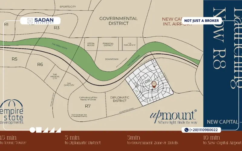 Map of Compound Upmount New Capital