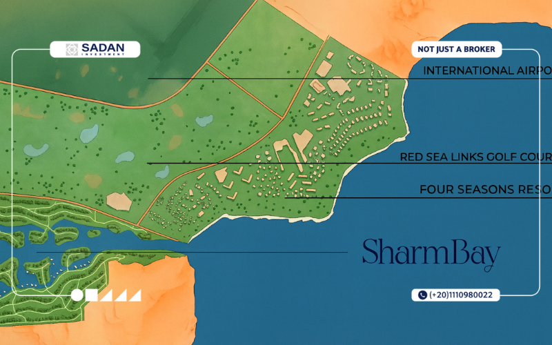 Map of TMG Sharm El Sheikh Project