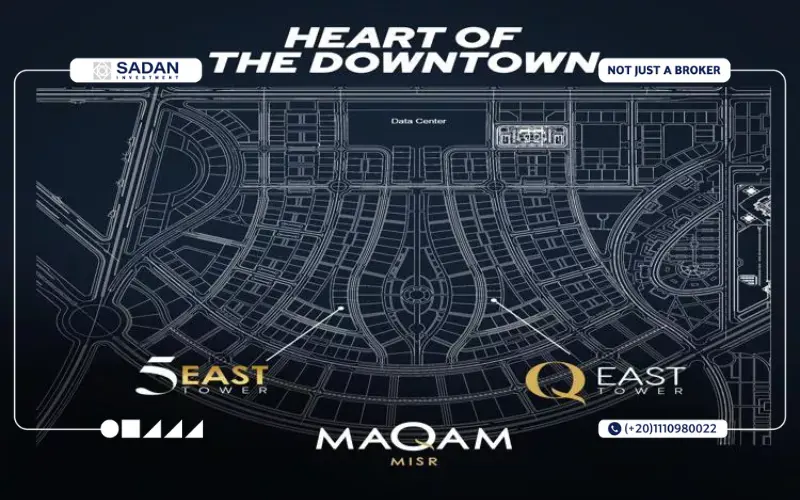 location of Q East Tower New Capital