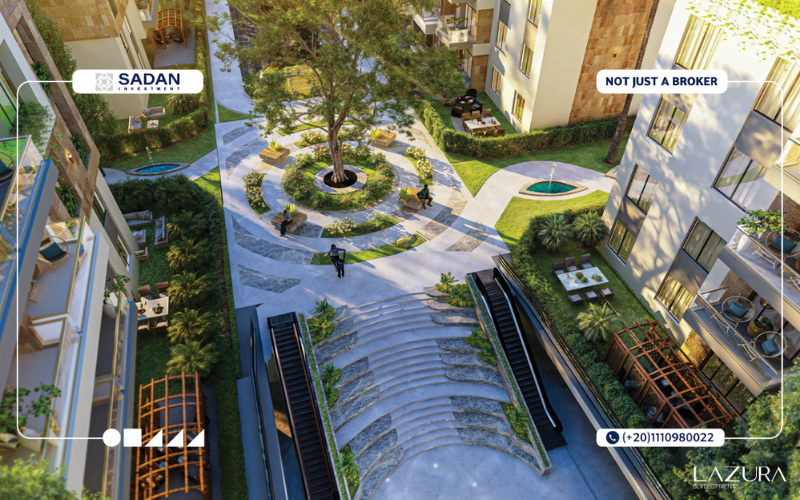 الخدمات في كمبوند لازورا القاهرة الجديدة