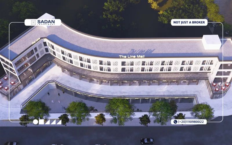 تصميم ذا لاين مول العبور