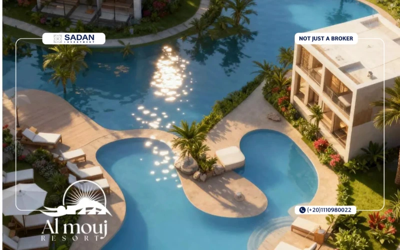 مساحة مشروع Al mouj resort الغردقة