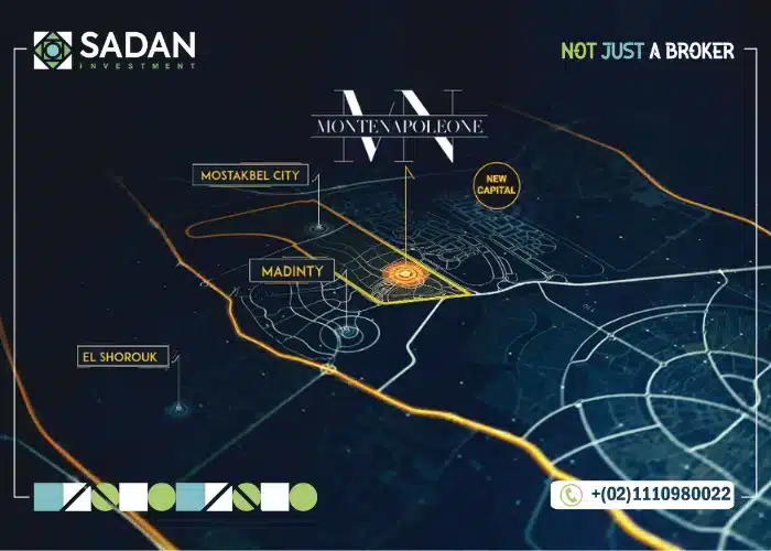 Map of Compound Montenapoleone Mostakbal City