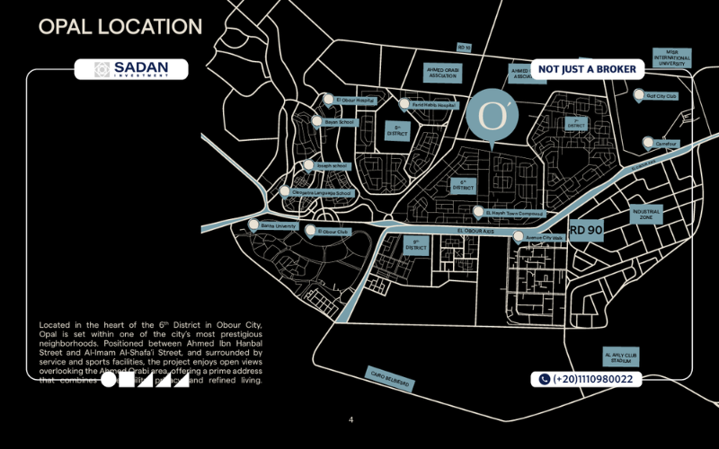 Map of Compound Opal Obour