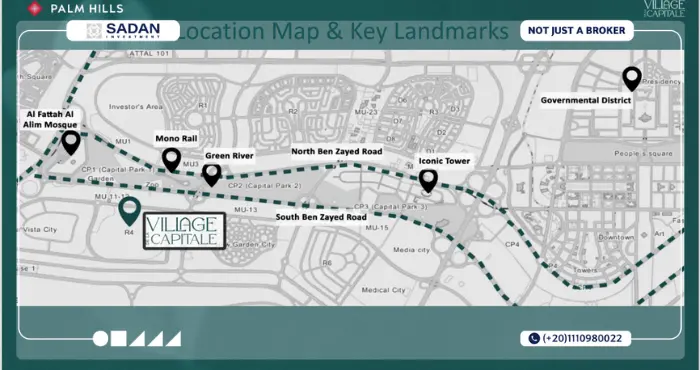 Map of Compound Village De La Capitale