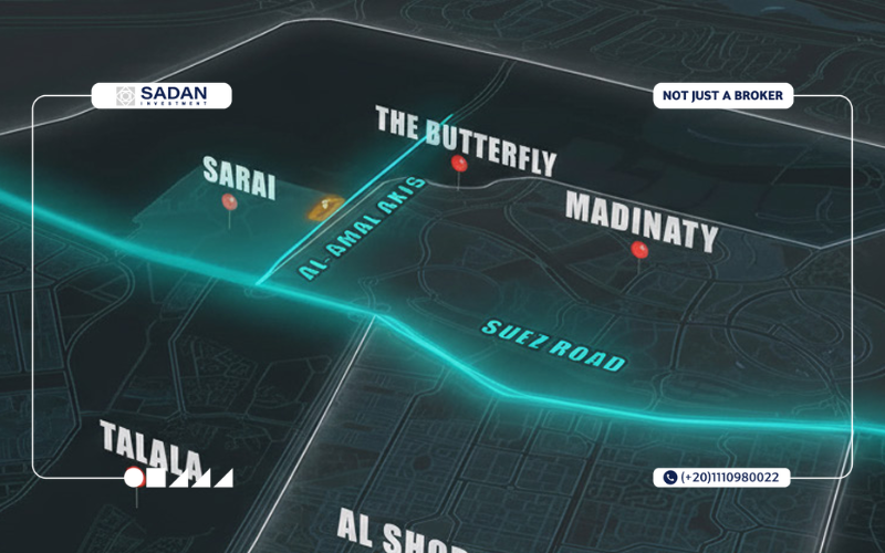 Map of Mall D2N Sarai