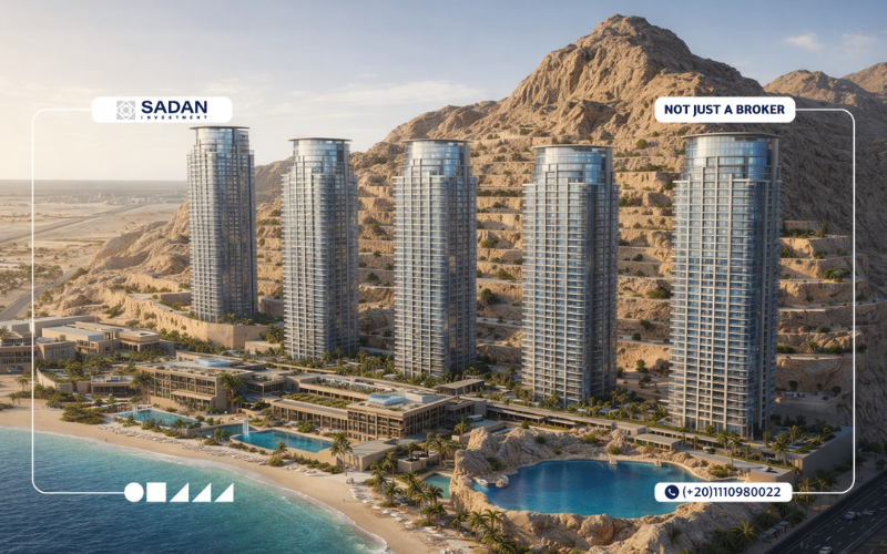 مارينا تاورز المونت جلالة Marina Towers IL Monte Galala مساحات وأسعار 4 أبراج الجلالة العين السخنة