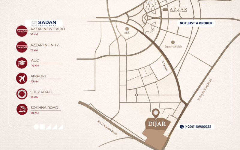 خريطة ريدي سيتي القاهرة الجديدة