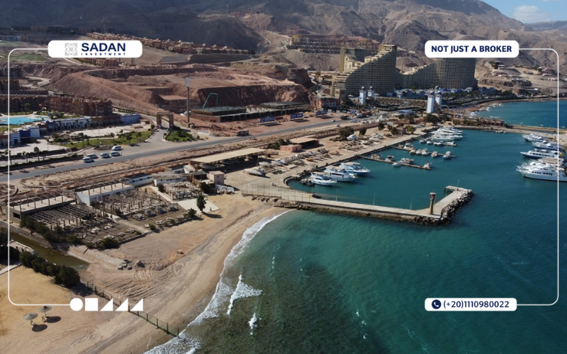 مساحة وأنواع وحدات Marina Hills Ain Sokhna