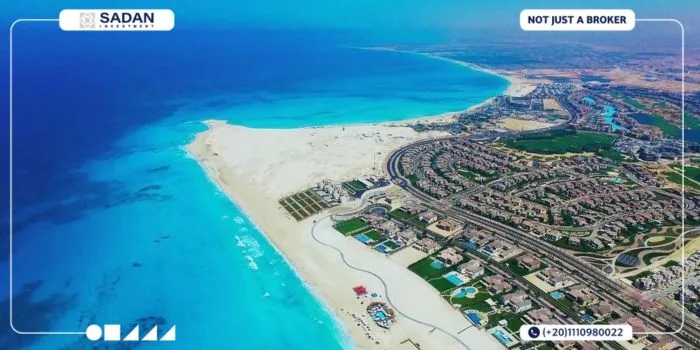 قرية مرسيليا بيتش 6 الساحل الشمالي Marseilia Beach 6 North Coast 1 موقع قرية مرسيليا بيتش 6 الساحل الشمالي