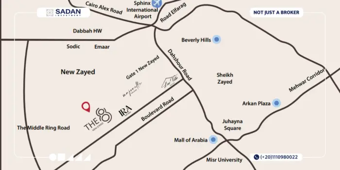 موقع موقع كمبوند ذا إيت الشيخ زايد