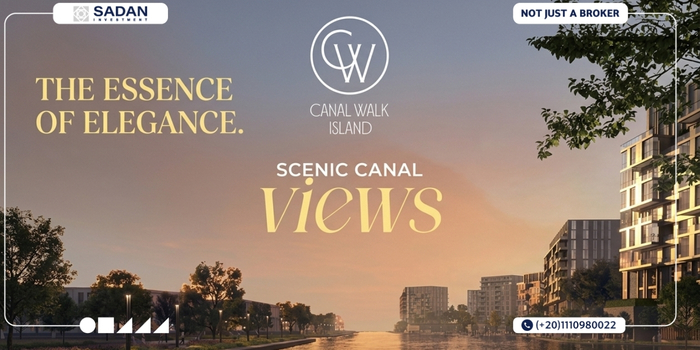 مشروع كانال ووك ايلاند الشيخ زايد Canal Walk Island El Sheikh Zayed أسعار وتفاصيل