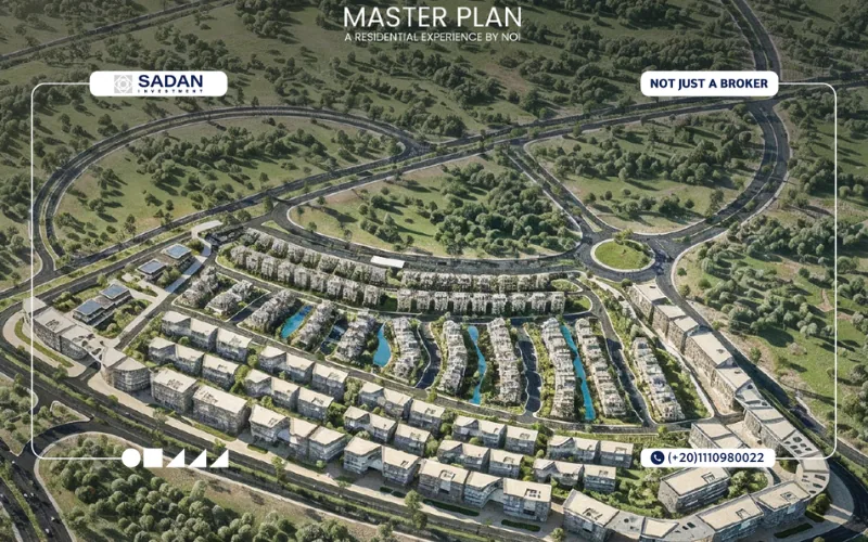 مشروع الفيو التجمع الخامس Alveo New Cairo أسعار ومساحات 2 الماستر بلان في Alveo New Cairo