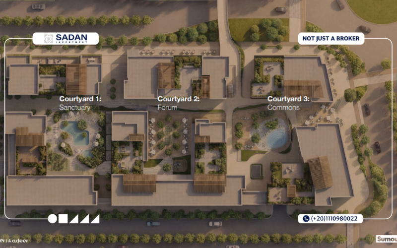 كمبوند سمو بوليفارد المستقبل سيتي Sumou Boulevard تفاصيل كاملة 12 تصميم كمبوند Sumou Boulevard المستقبل سيتي