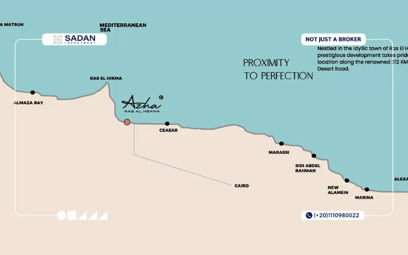 اوجما راس الحكمة Ogma Azha Ras El Hekma أسعار ومساحات 2 خريطة اوجما ازها راس الحكمة