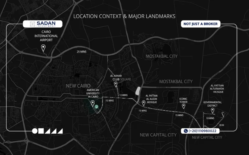 كمبوند كوليكتيف القاهرة الجديدة Collective New Cairo أسعار ومساحات 2 خريطة كمبوند كوليكتيف القاهرة الجديدة