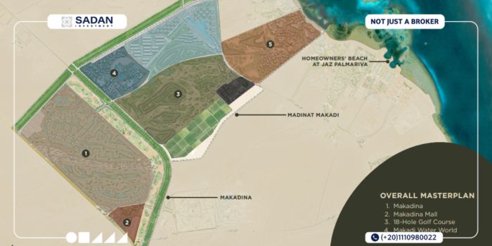 قرية ماكادينا الغردقة Makadina Hurghada 3 ماستر بلان قرية ماكادينا الغردقة