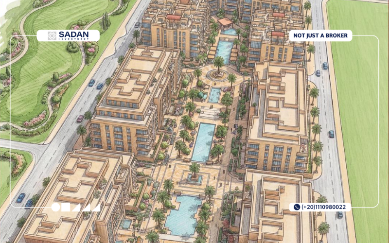 كمبوند أهرام أفينيو القاهرة الجديدة Ahram Avenue New Cairo مساحات وأسعار