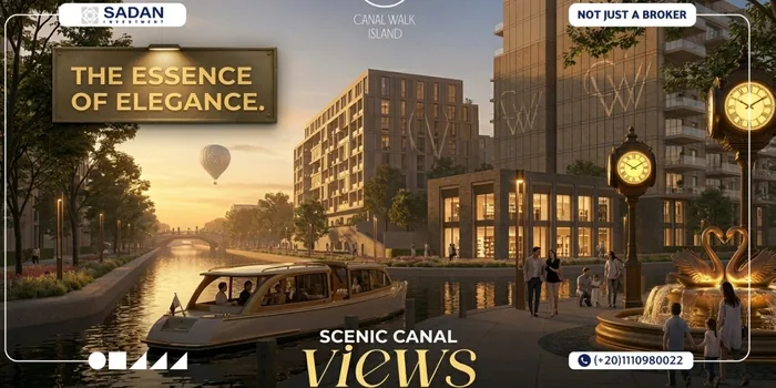 مشروع كانال ووك ايلاند الشيخ زايد Canal Walk Island El Sheikh Zayed أسعار وتفاصيل 1 مشروع كانال ووك ايلاند الشيخ زايد