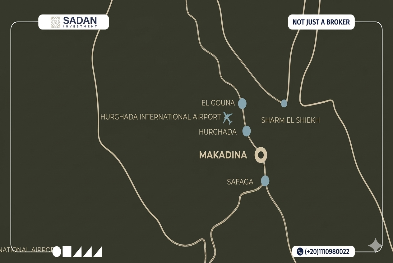 قرية ماكادينا الغردقة Makadina Hurghada 2 موقع قرية ماكادينا الغردقة