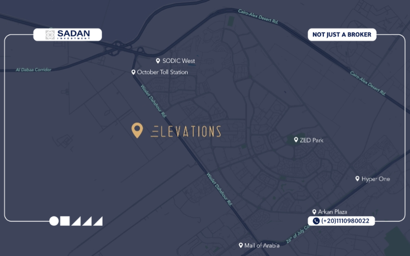 كمبوند اليفيشنز زايد الجديدة Compound Elevations New Zayed 2 موقع كمبوند اليفيشنز زايد الجديدة Elevations