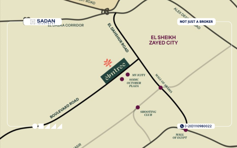 مشروع Elm Tree Commercial Park أكتوبر تفاصيل وأسعار