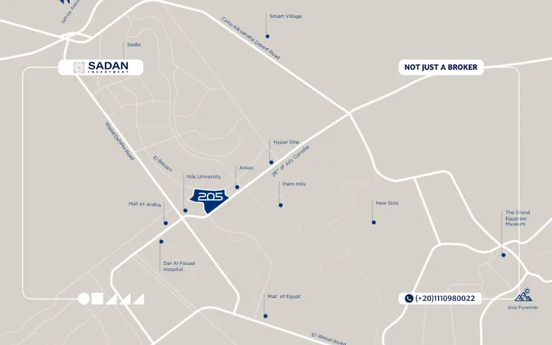 مول نيكسوس كلينكس الشيخ زايد Nexus Clinics Arkan Palm أسعار ومساحات 3 خريطة مول نيكسوس كلينكس