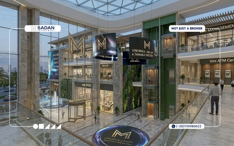 مول فيني العاصمة الإدارية Vini Mall New Capital أسعار ومساحات 3 وحدات للبيع في مول فيني العاصمة الإدارية