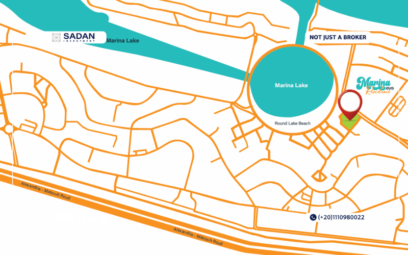مارينا اي ريزيدنس العلمين Marina Eye Residence Alamein جداول الأسعار 11 خريطة مارينا اي ريزيدنس