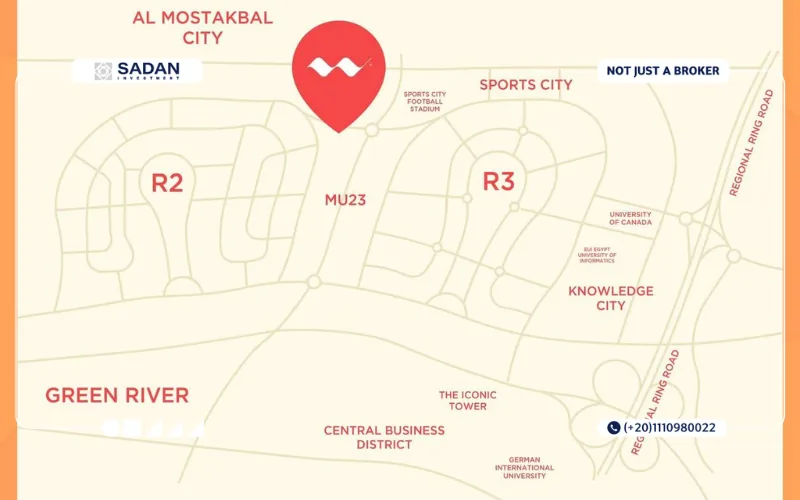 مول سام ويف العاصمة الإدارية الجديدة Sam Wave Mall New Capital خطط الأسعار 8 موقع مول سام ويف العاصمة الإدارية الجديدة