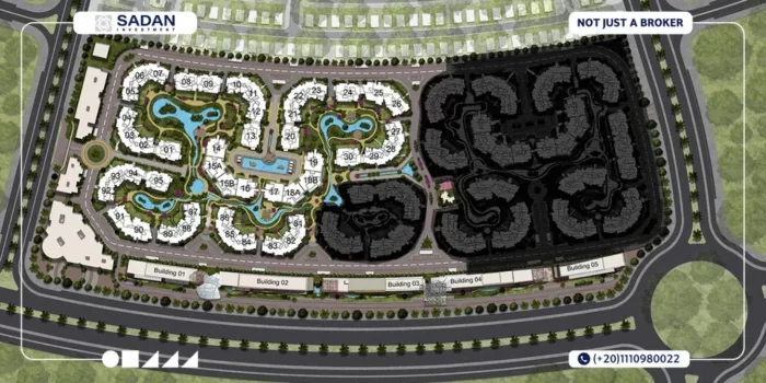 كمبوند انترادا العاصمة الإدارية الجديدة Entrada New Capital جداول الأسعار 12 ماستر بلان مشروع Entrada العاصمة الإدارية