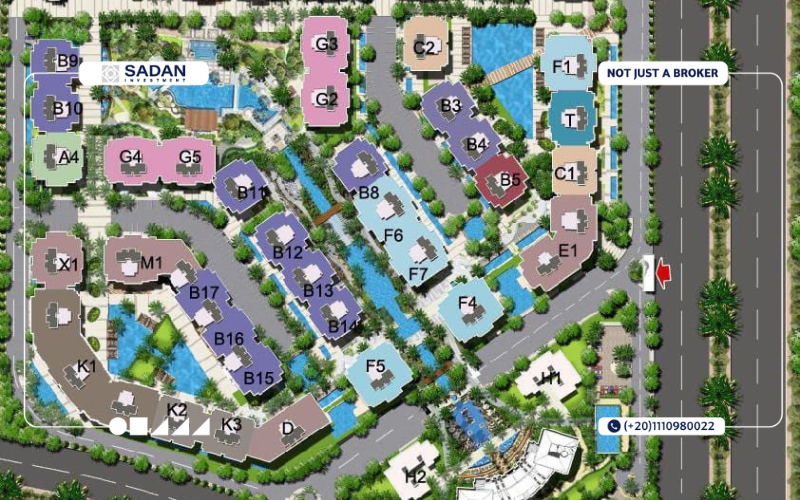 كمبوند لا كابيتال سويت لاجونز العاصمة الإدارية La Capitale Suite Lagoons New Capital جداول أسعار 8 ماستر بلان مشروع لا كابيتال سويت لاجونز