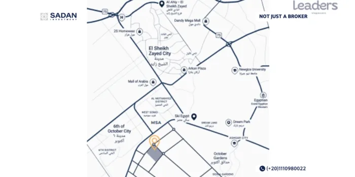 Calista Gardens October Prices and Details 7 Map of Calista Gardens Compound October