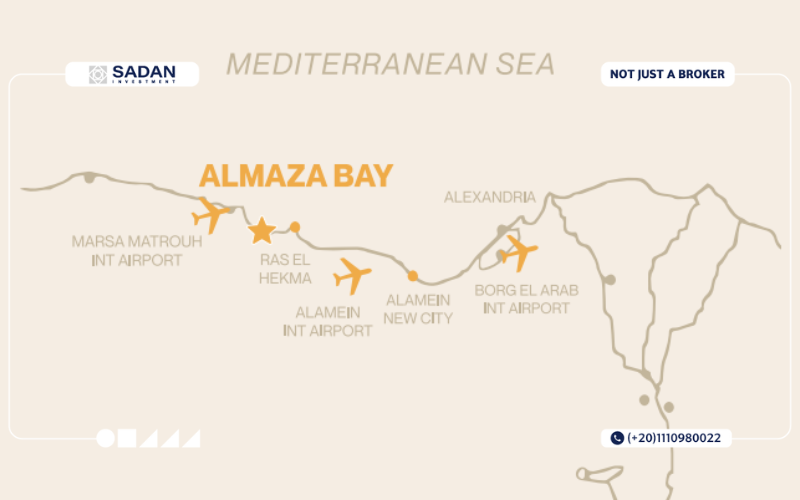 Almaza Bay North Coast Prices and Payment Plans 10 Prime Location of Almaza Bay North Coast