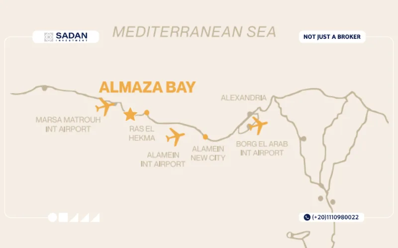 Almaza Bay North Coast Prices and Payment Plans 10 Prime Location of Almaza Bay North Coast