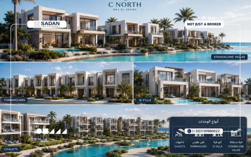 قرية سي نورث رأس الحكمة C North Ras El Hekma جداول أسعار