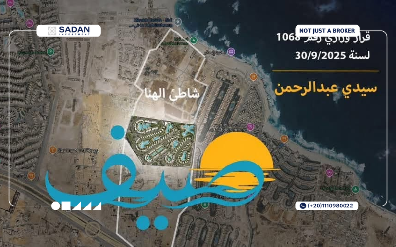 قرية صيف سيدي عبدالرحمن Sayf Sidi Abdel Rahman أسعار ومساحات 9 خر يطة مشروع صيف سيدي عبدالرحمن