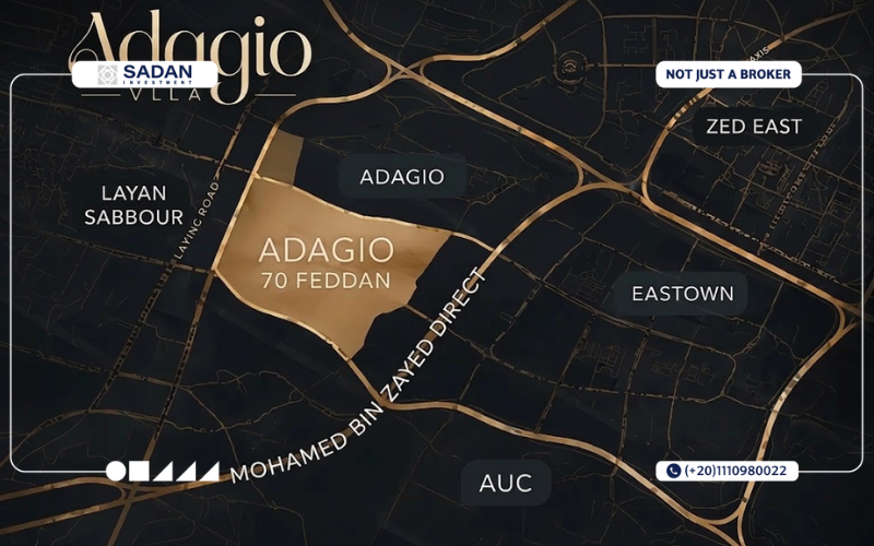 Adagio New Cairo Prices and Payment Plans 2 Strategic Location of Adagio New Cairo Compound
