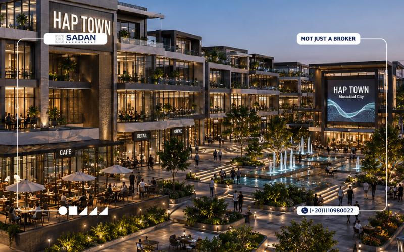 مول هب تاون حسن علام المستقبل سيتي Hap Town Mostakbal City جداول أسعار