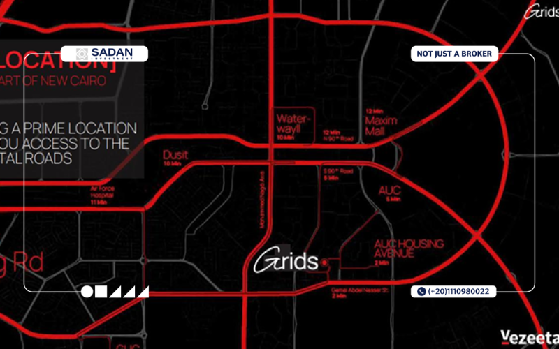 مول جريدز القاهرة الجديدة Grids New Cairo جداول أسعار