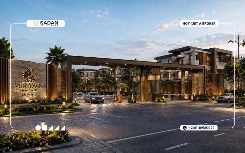 كمبوند ميدتاون ويست الشيخ زايد Midtwon West New Zayed جداول أسعار